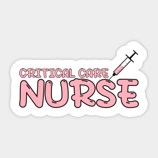 Critical Care Nurse Sticker